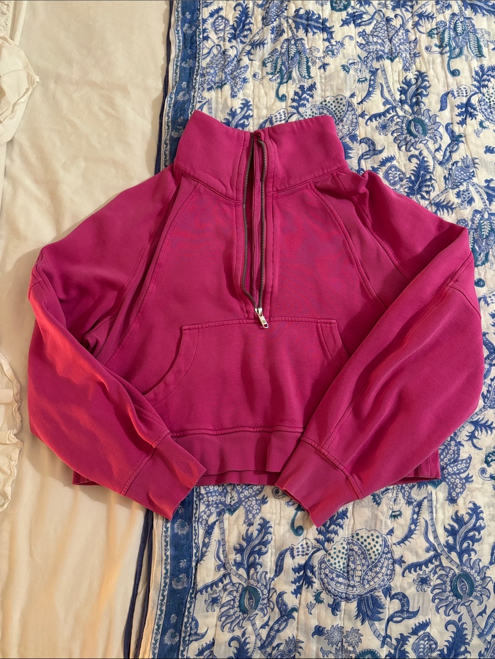 Lululemon Hot Pink Scuba Size M/L